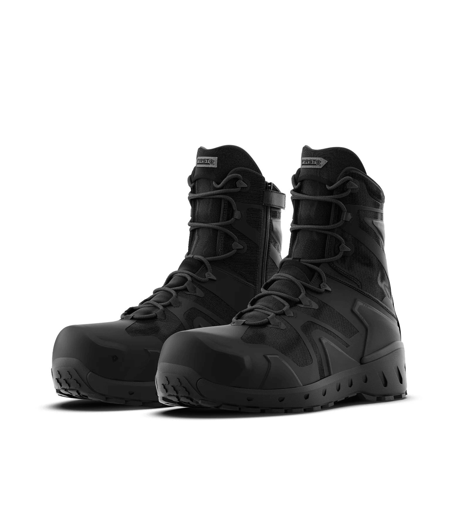 First Tactical Men's 8" AERO-TAC Safety Toe Side-Zip Boot - WCUniforms