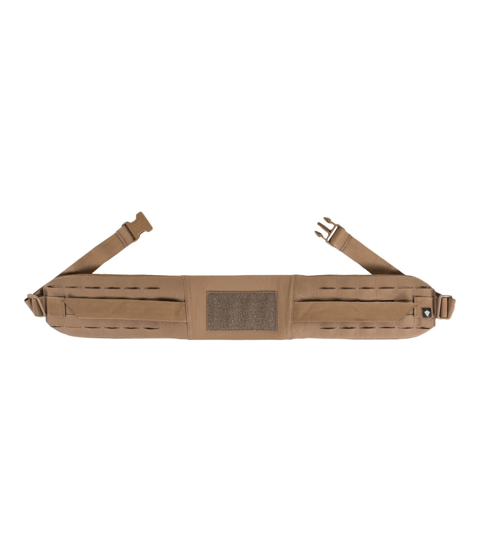 First Tactical Tactic Waist Belt in tan, showcasing Lynx Laser Cut Platform and adjustable straps for comfort and durability.