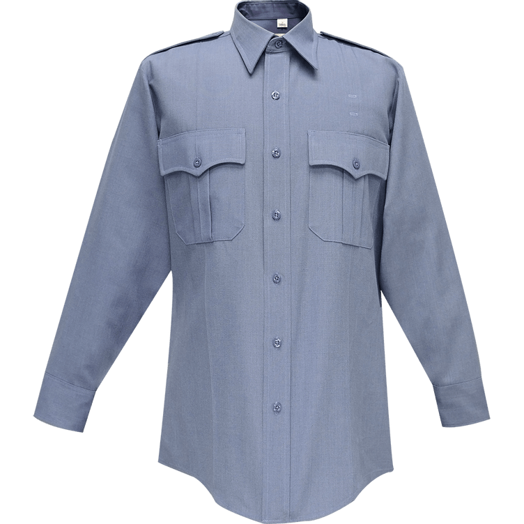 Flying Cross Command Long Sleeve Shirt w/ Zipper & Convertible Sport Collar 33W78Z 00 14.0/14.5 32/33 - WCUniforms