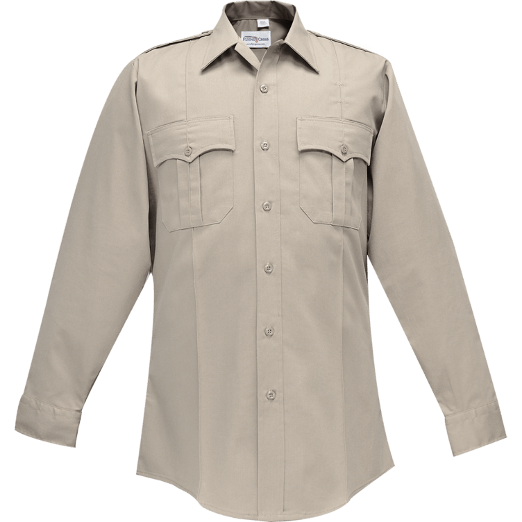 Flying Cross Command Long Sleeve Shirt w/ Zipper & Convertible Sport Collar 33W78Z 00 14.0/14.5 32/33 - WCUniforms
