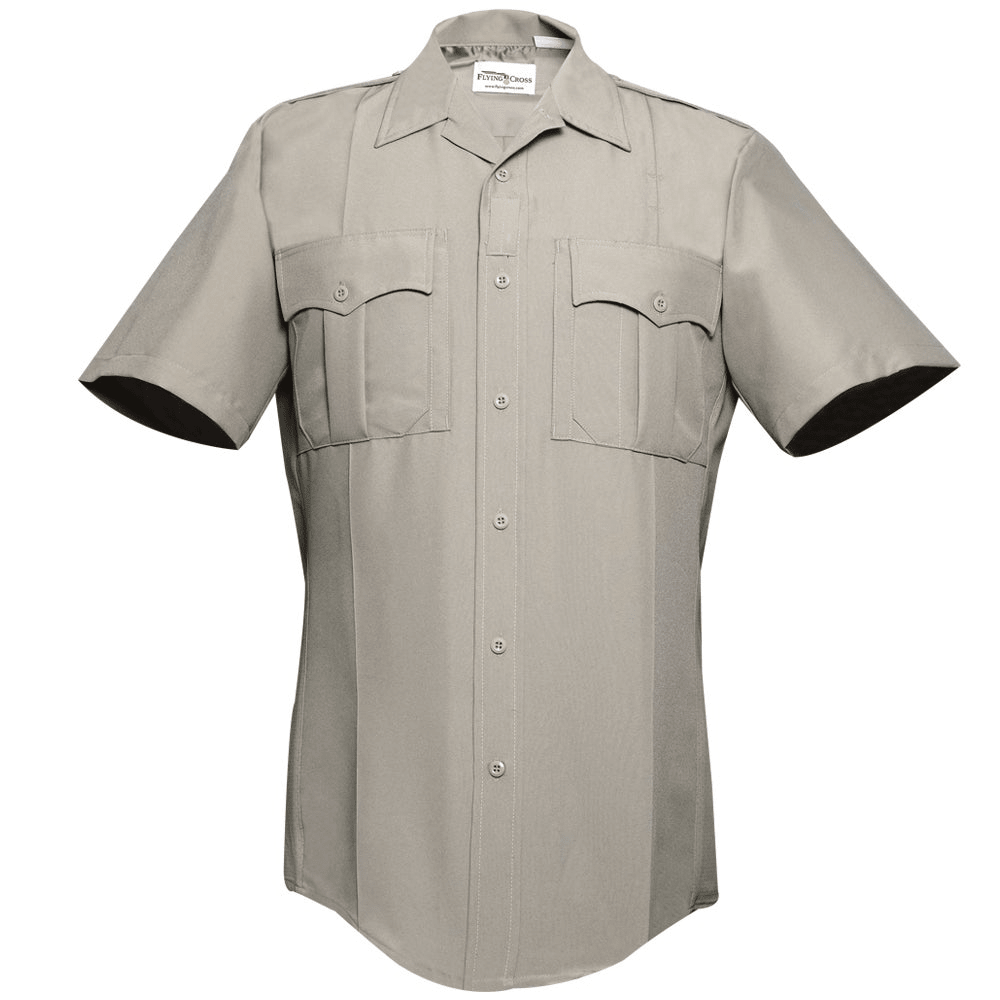 Flying Cross Command Power Stretch Short Sleeve Shirt w/ Zipper 92R78Z 00 2XL N/A - WCUniforms