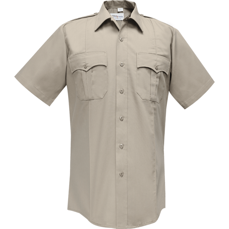 Flying Cross Command Short Sleeve Shirt w/ Zipper 85R77Z 06 14.0/14.5 N/A - WCUniforms