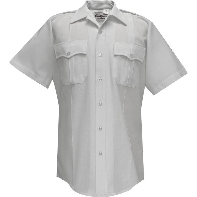 Flying Cross Deluxe Tropical Short Sleeve Shirt w/ Pleated Pockets 95R66 00 2XL N/A - WCUniforms
