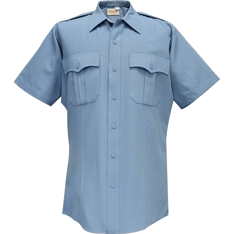 Flying Cross Deluxe Tropical Short Sleeve Shirt w/ Pleated Pockets 95R66 00 2XL N/A - WCUniforms