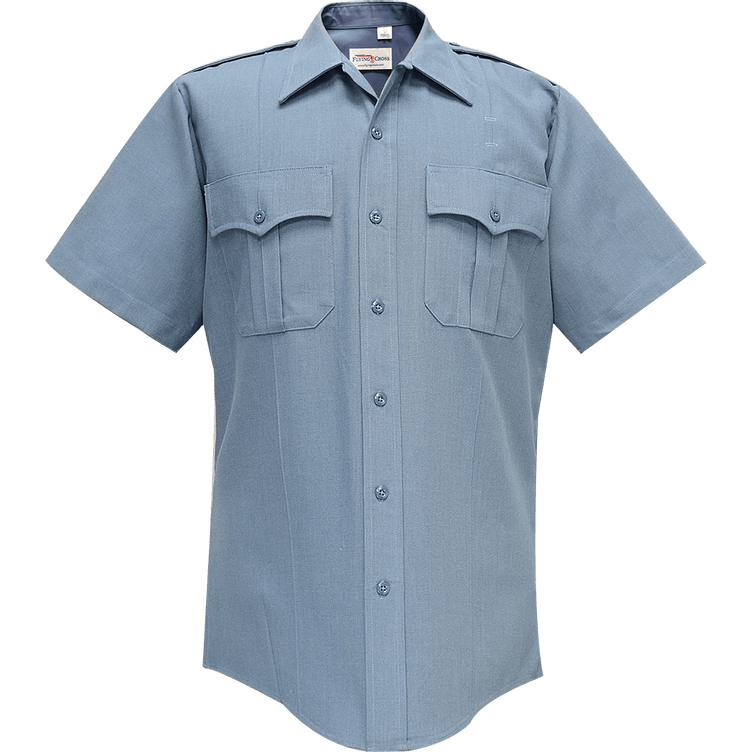 Flying Cross Deluxe Tropical Short Sleeve Shirt w/ Pleated Pockets 95R66 00 2XL N/A - WCUniforms