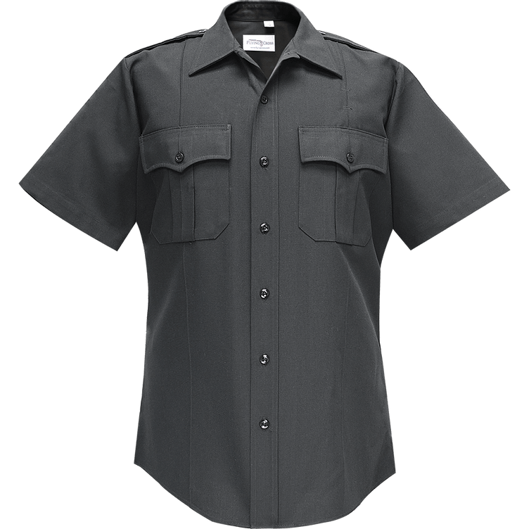 Flying Cross Deluxe Tropical Short Sleeve Shirt w/ Pleated Pockets 95R66 00 2XL N/A - WCUniforms