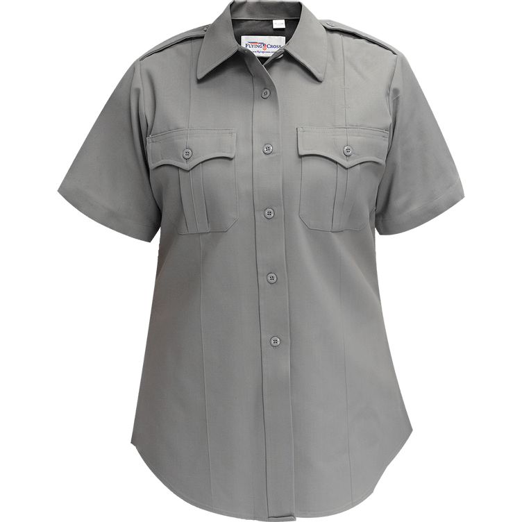 Flying Cross Deluxe Tropical Women's Short Sleeve Shirt w/ Convertible Sport Collar 152R66 00 30 N/A - WCUniforms