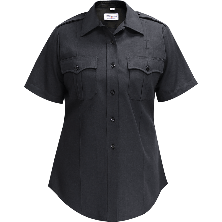 Flying Cross Deluxe Tropical Women's Short Sleeve Shirt w/ Traditional Collar 154R66 10 30 N/A - WCUniforms