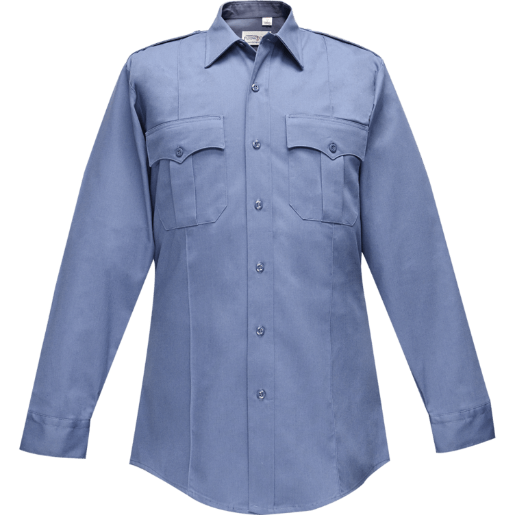 Flying Cross Duro Poplin Long Sleeve Shirt w/ Sewn-In Creases 35W54 00 14.0/14.5 32 - WCUniforms