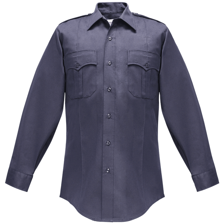 Flying Cross Duro Poplin Long Sleeve Shirt w/ Sewn-In Creases 35W54 00 14.0/14.5 32 - WCUniforms