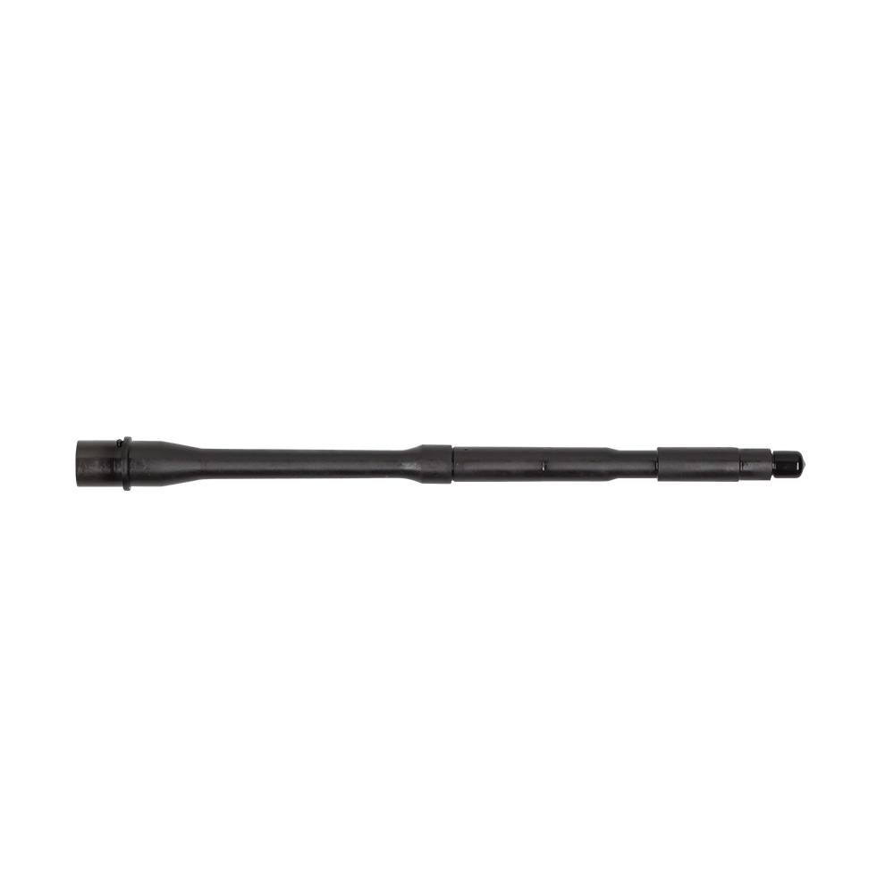 FN America AR-15 button rifled barrel, 16-inch mil-spec steel, chambered in .223 Rem/5.56, M4 style design.