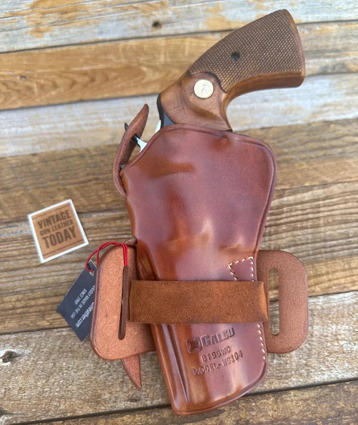 Galco Gunleather WheelGunner Belt Holster - WCUniforms
