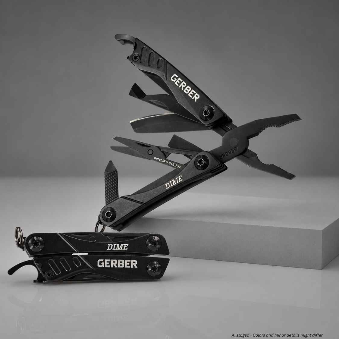 Gerber Dime Micro 12-in-1 Keychain Multi-Tool - WCUniforms