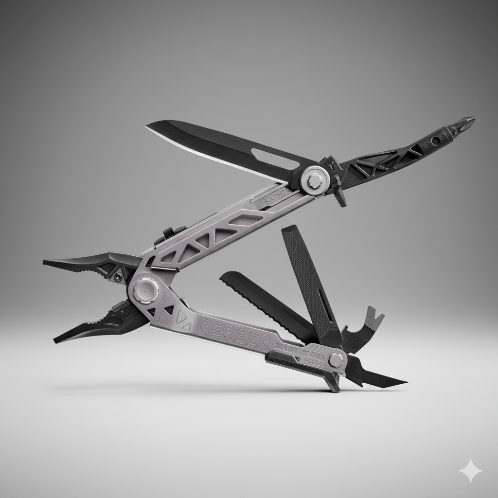 Gerber Gear Center - Drive Multi - Tool with Bit Set MOLLE Sheath 31 - 003076 - WCUniforms