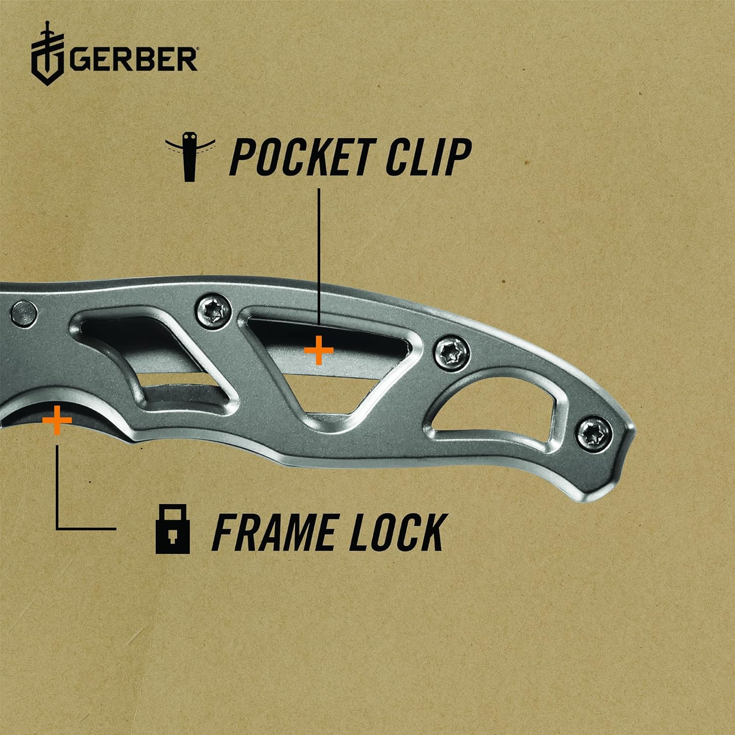 Gerber Gear Paraframe Mini Folding Knife - WCUniforms