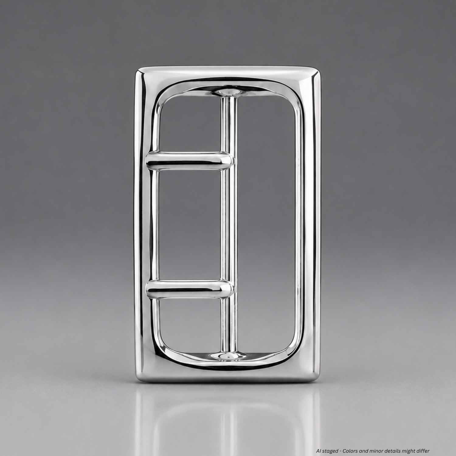 Gould & Goodrich 125 Nickel replacement buckle for 2.25-inch Sam Browne duty belts