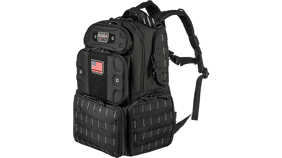 GPS Tactical Range Backpack Tall - Holds 4 Handguns GPS - T1913BPB - WCUniforms