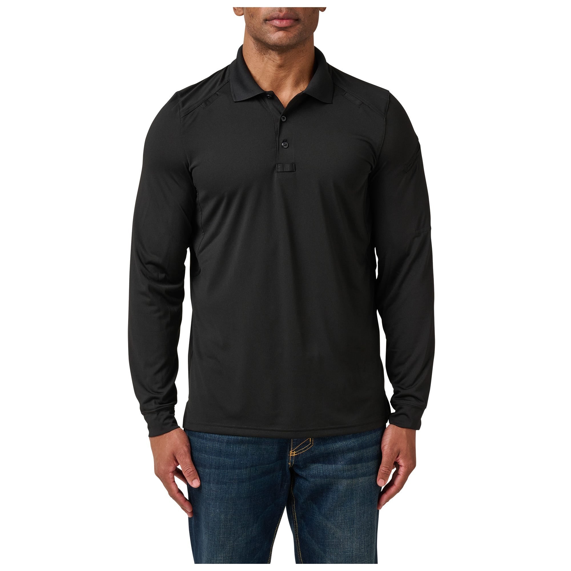 5.11 Tactical Helios Long Sleeve Polo Black 42022