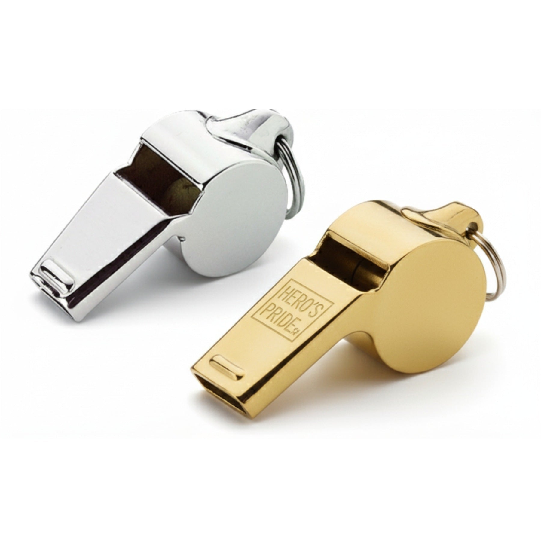 Hero’s Pride Standard Issue Police Whistle 4010 - Gold or Nickel - WCUniforms