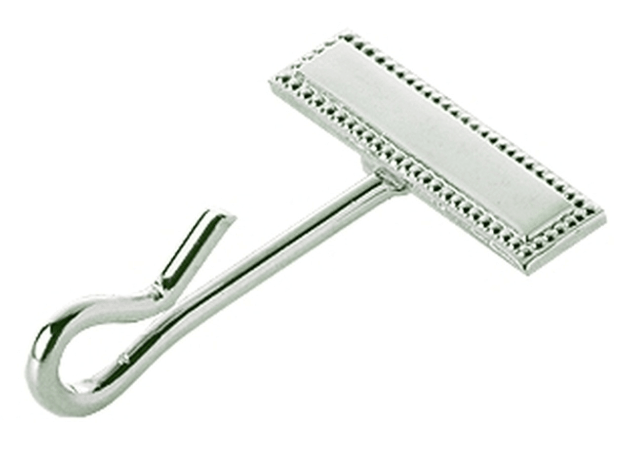 Hero's Pride Uniform Whistle Hook Silver 4015 on a white background