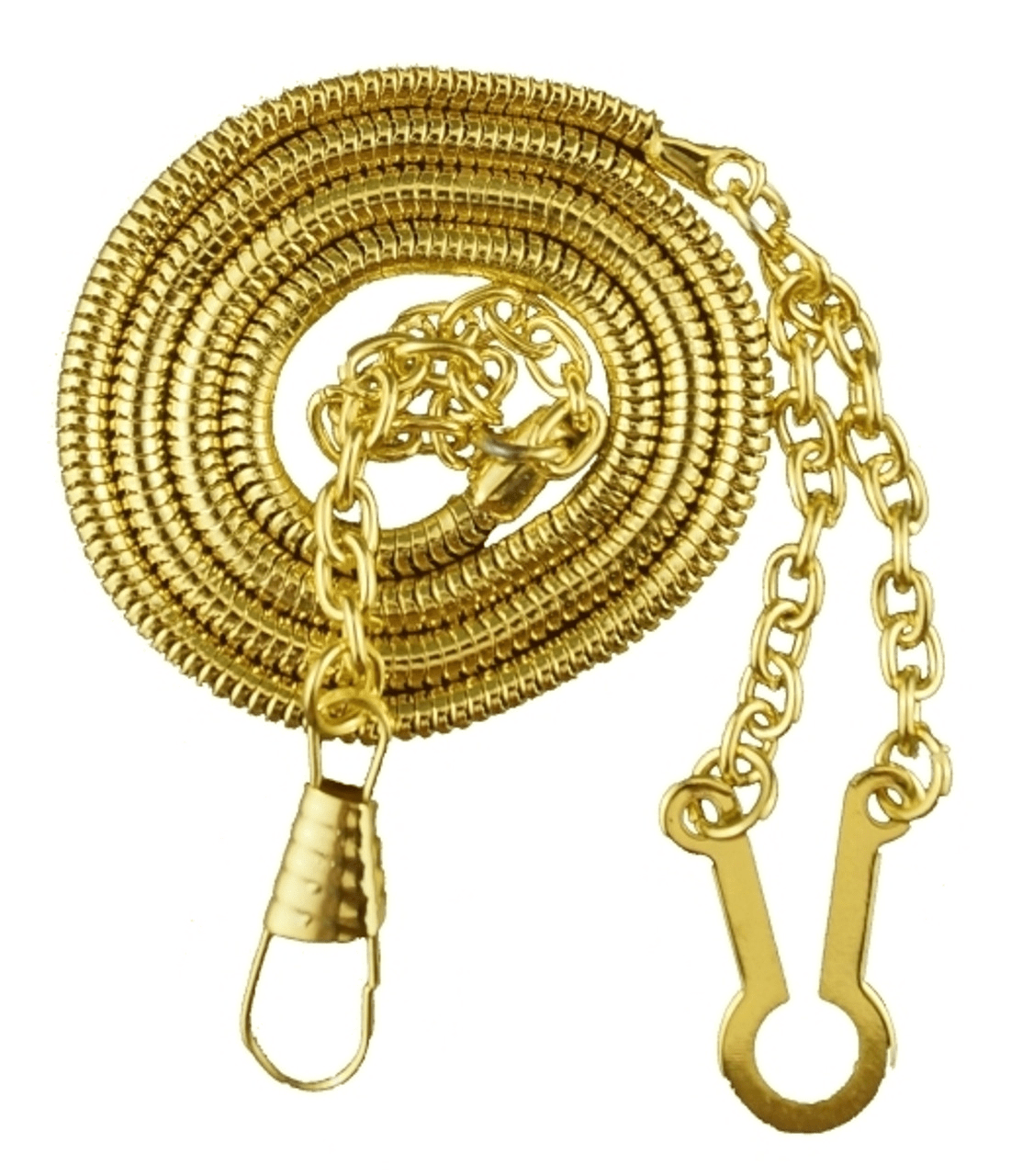 Hero's Pride Whistle Chain w/ Button Hook 4020G - WCUniforms