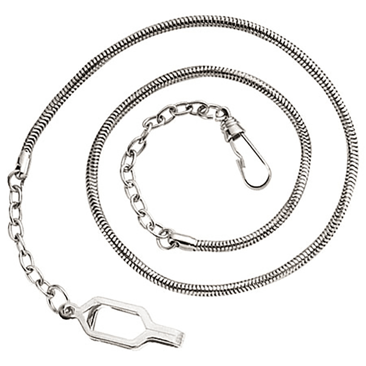 Hero's Pride Whistle Chain with Epaulette Clasp 4014 (gold or nickel) - WCUniforms
