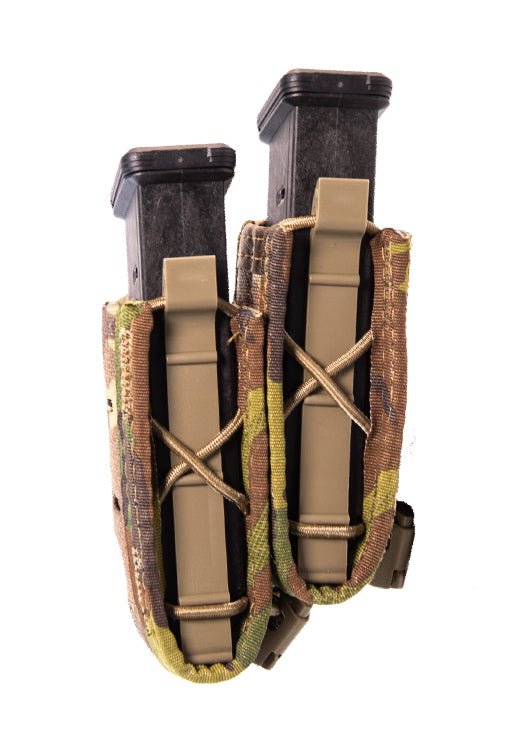 High Speed Gear Duty Staggered Double Pistol TACO Pouch U-MOUNT 41PS02 - WCUniforms