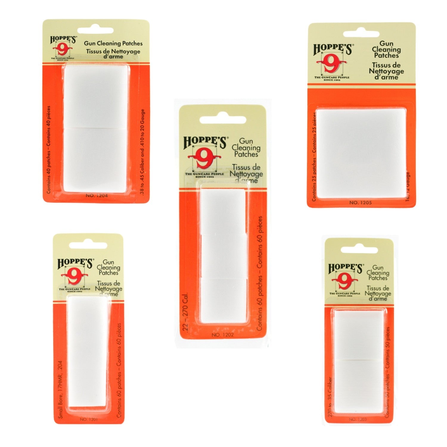 Hoppe's Gun Cleaning Patches - WCUniforms
