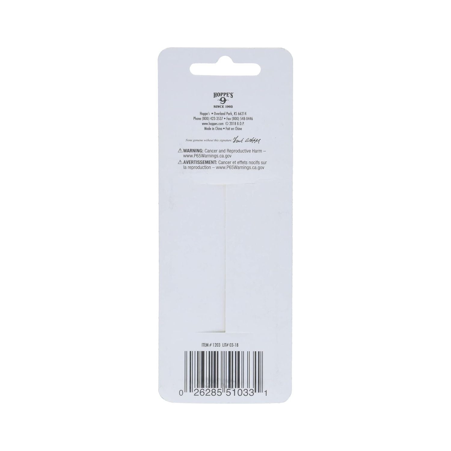 Hoppe's Gun Cleaning Patches - WCUniforms