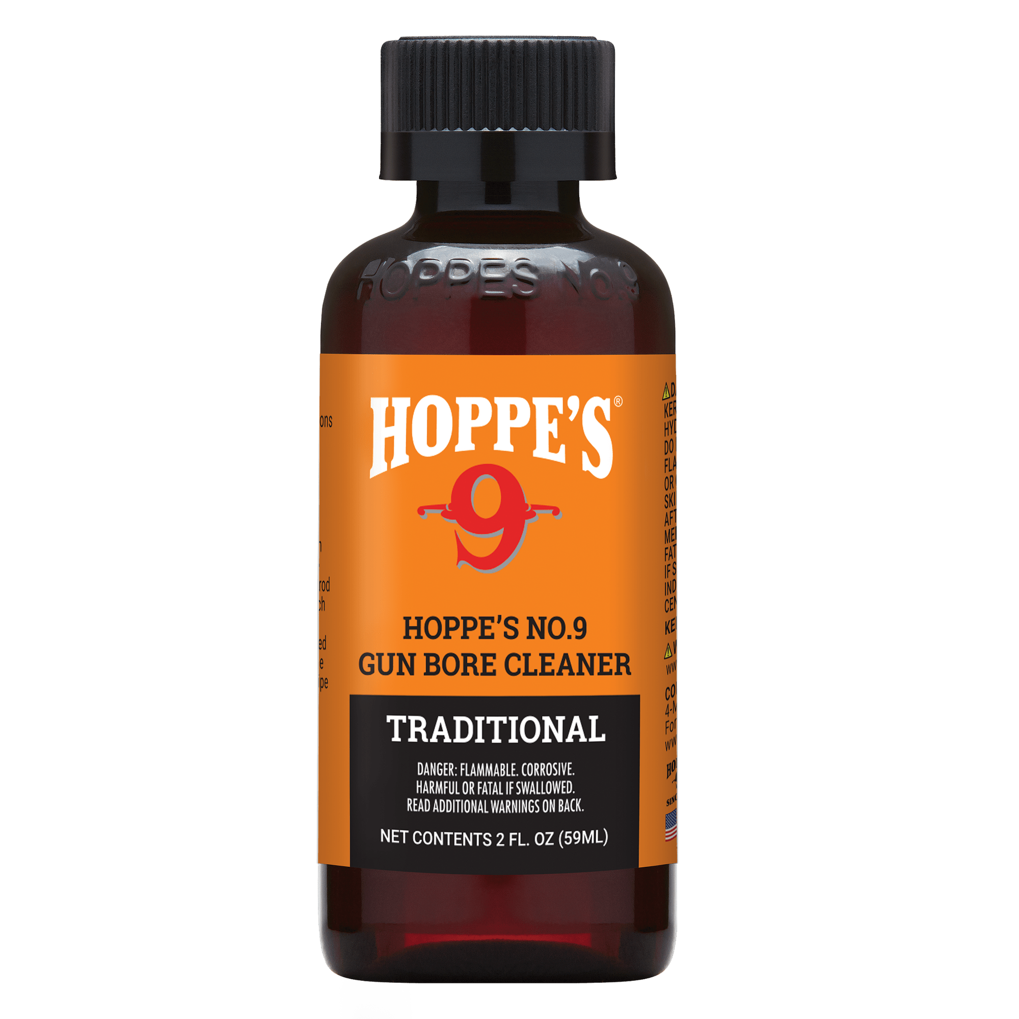 Hoppe's No. 9 Gun Bore Cleaner Liquid or Aerosol 2oz, 5oz, 1 Pint, or 1QT - WCUniforms