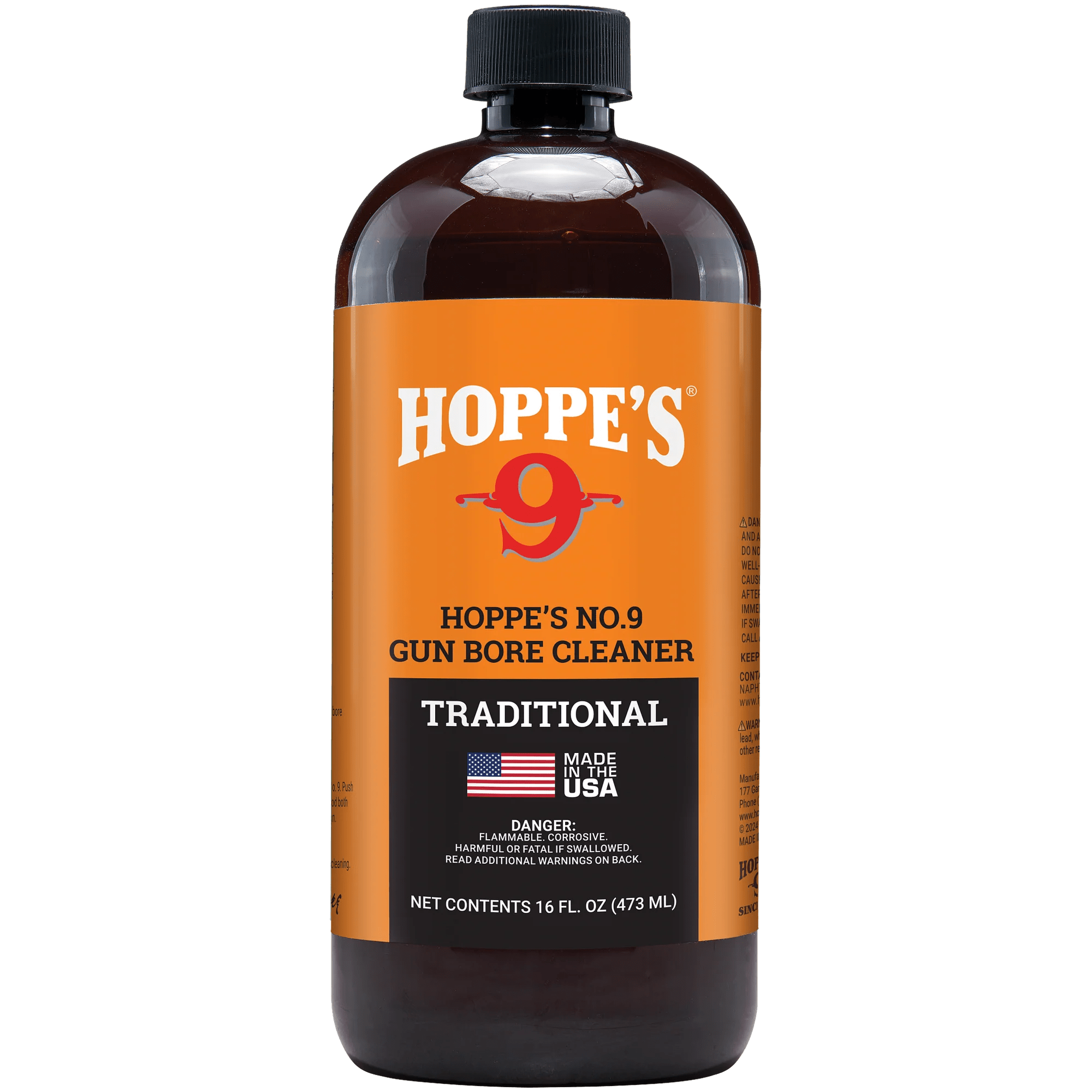 Hoppe's No. 9 Gun Bore Cleaner Liquid or Aerosol 2oz, 5oz, 1 Pint, or 1QT - WCUniforms