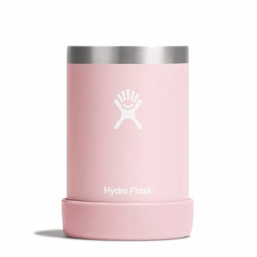 Hydro Flask insulated cooler cup in pink, perfect for keeping beverages cold at picnics and parties.