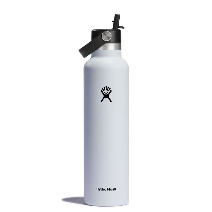 Hydro Flask Standard Mouth 24oz or 21oz Insulated Water Bottle with Flex Straw - WCUniforms