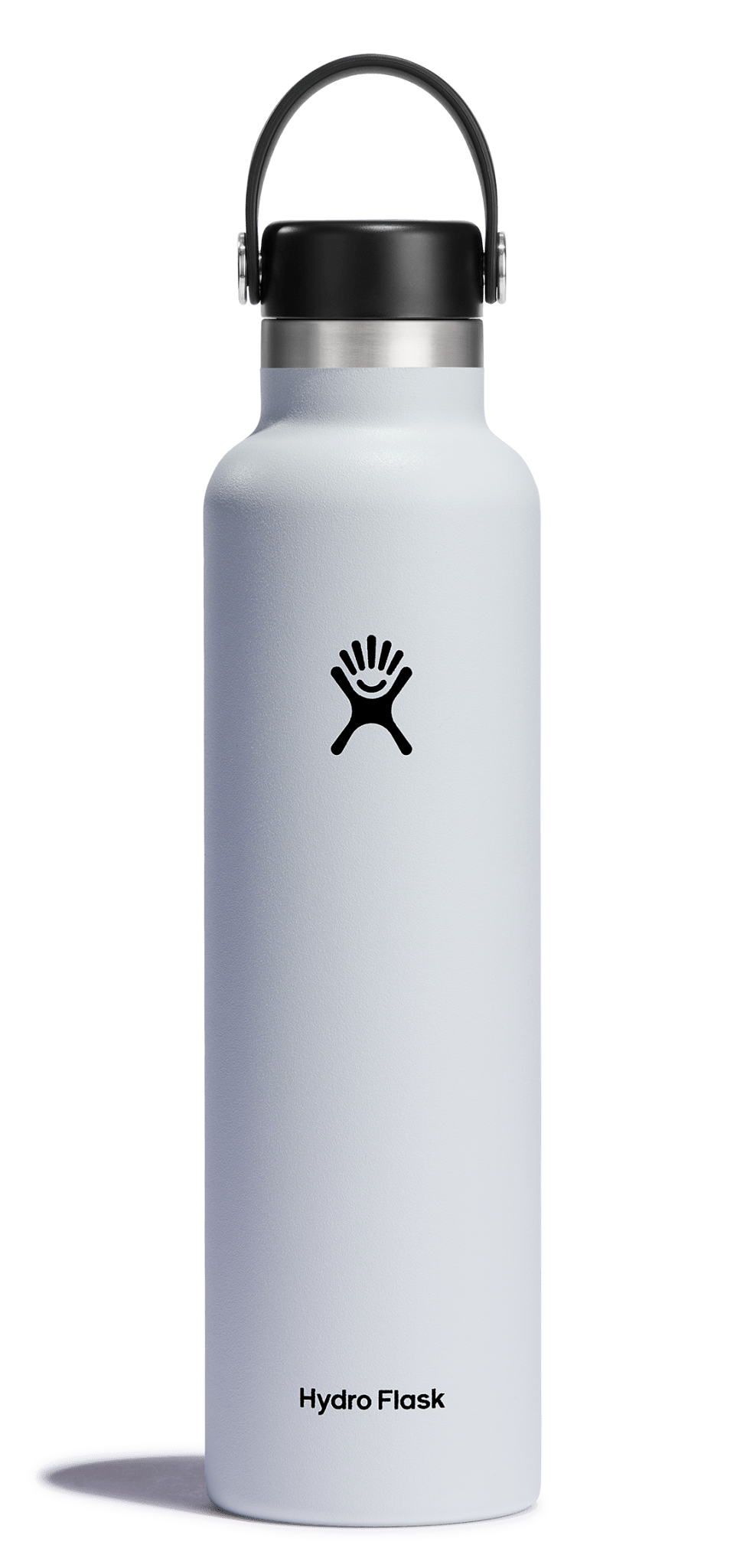 Hydro Flask Standard Mouth 18oz Insulated Water Bottle with Flex Cap, perfect for keeping drinks hot or cold on the go.