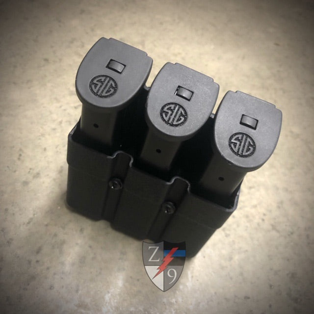 Zero9 Solutions Triple Mag Case / Glock 9/40 Z9-4007-BLK-MLK