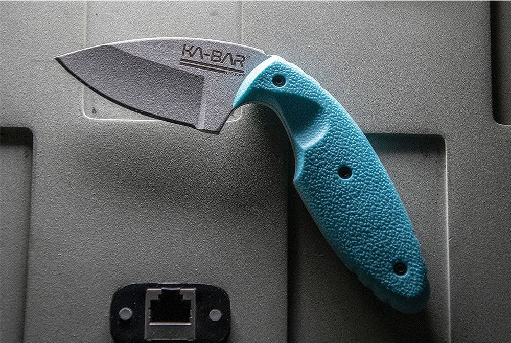 Ka-Bar Tdi Astro Mpgray Hard Plastic Sheath, Gray Tdi Clip, Straight Edge 1480SF - WCUniforms