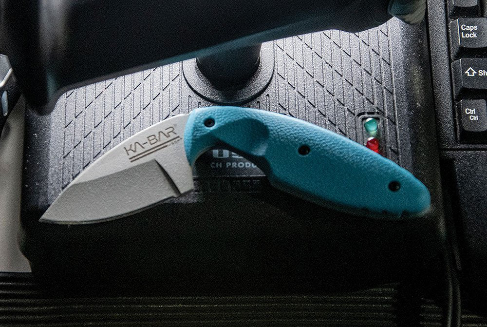 Ka-Bar Tdi Astro Mpgray Hard Plastic Sheath, Gray Tdi Clip, Straight Edge 1480SF - WCUniforms