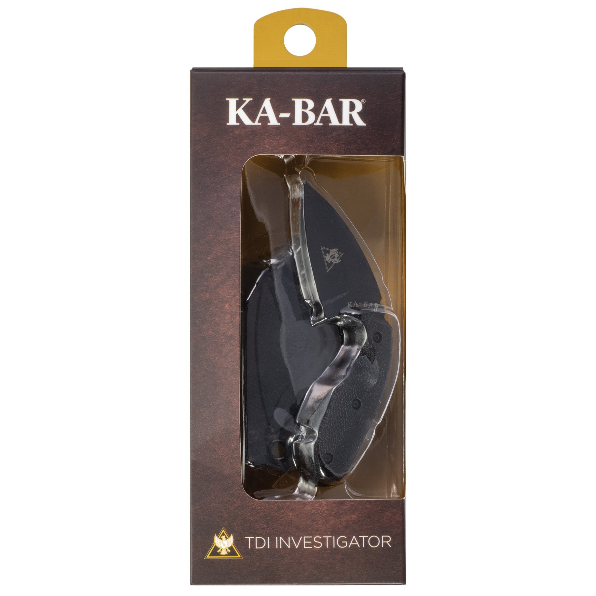 Ka-Bar Tdi Investigator black Hard Plastic Sheath, Straight Edge 1493 - WCUniforms