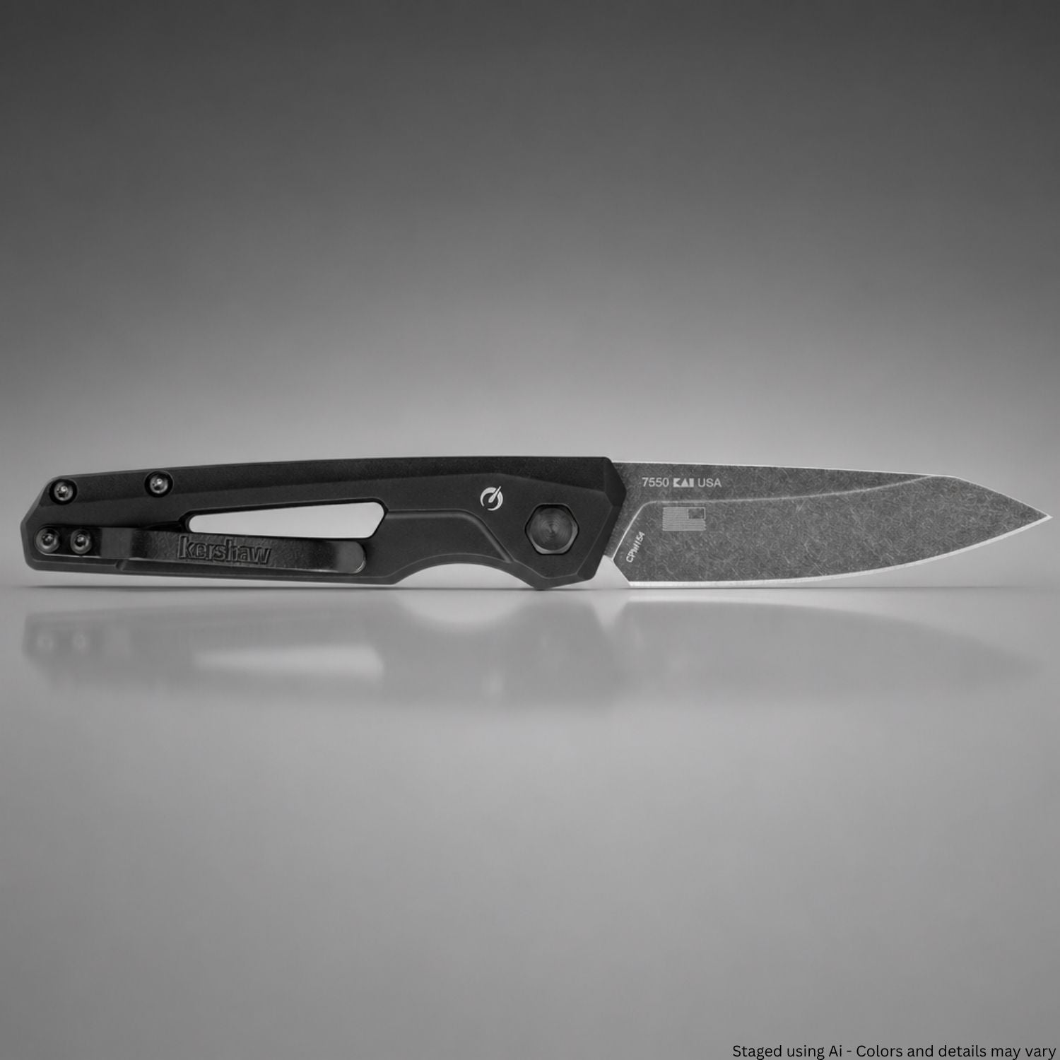 Kershaw 7550 Launch 11 Automatic Pocket Knife USA CPM 154 BW - WCUniforms