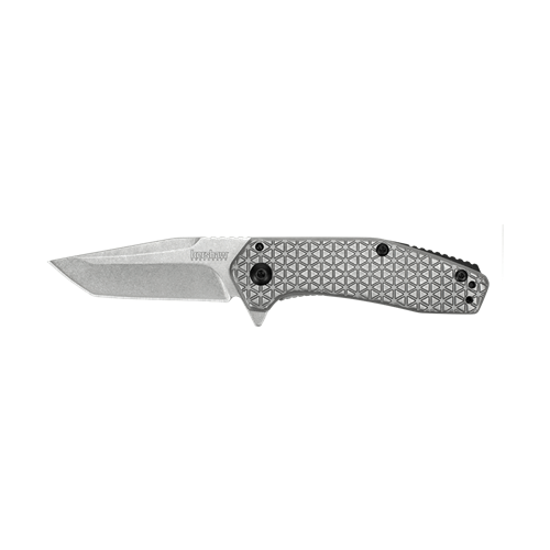 Kershaw Cathode knife with a 2.25-inch tanto blade and textured handle for a secure grip and easy one-handed opening.