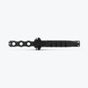 Black knife sheath on a white background
