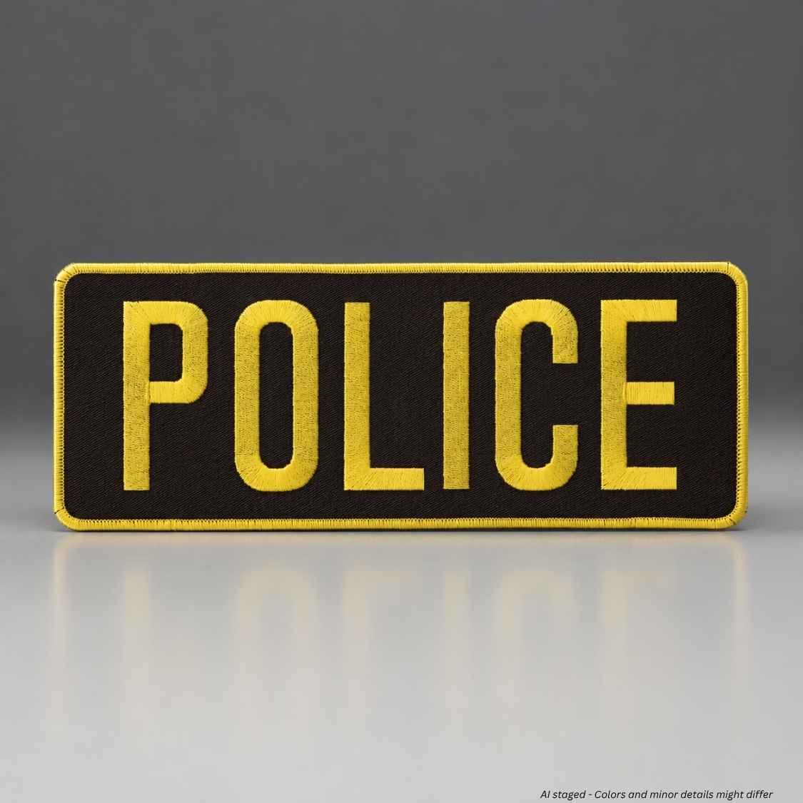 Large Embroidered Uniform Emblems 4 in. x 11 in. - WCUniforms
