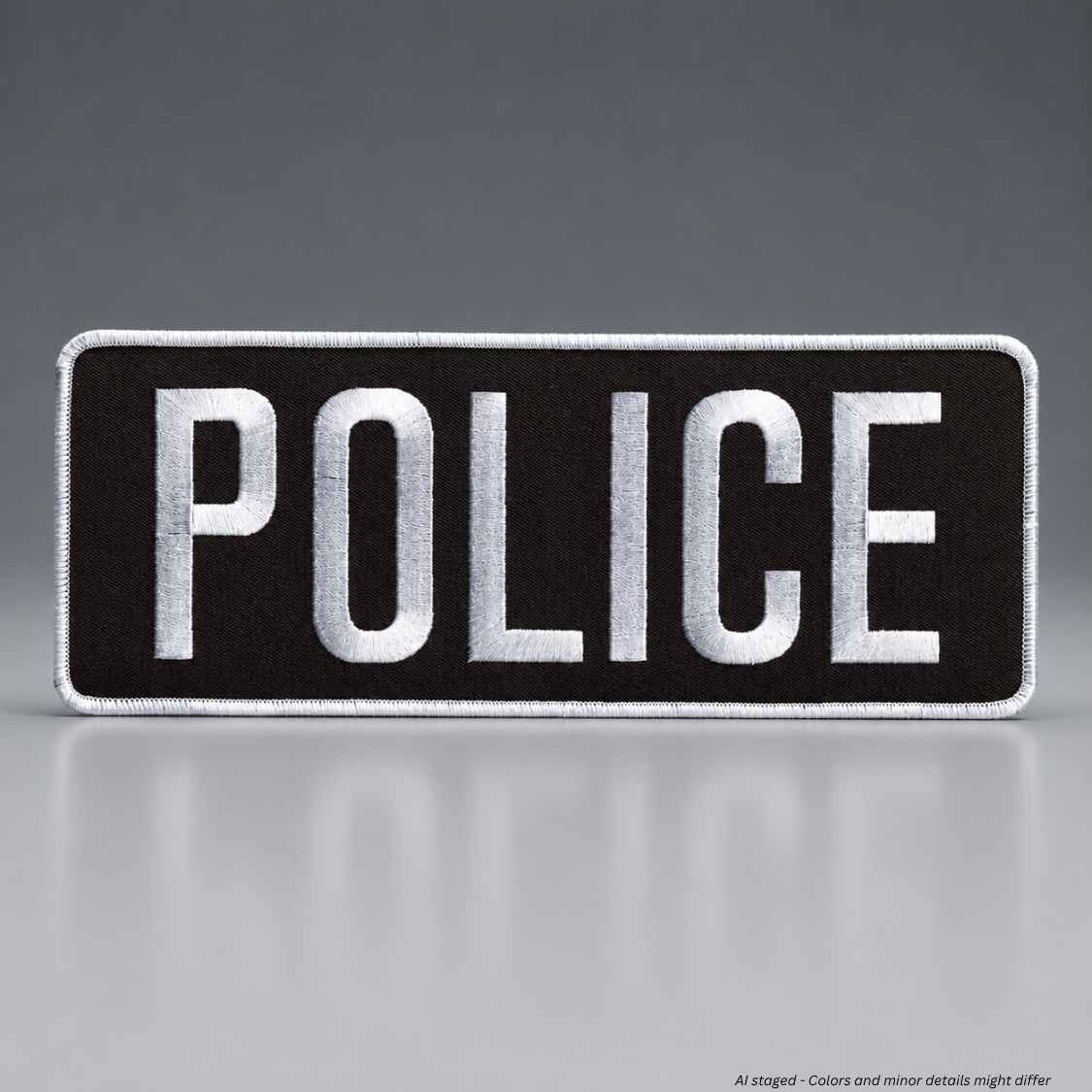 Large Embroidered Uniform Emblems 4 in. x 11 in. - WCUniforms