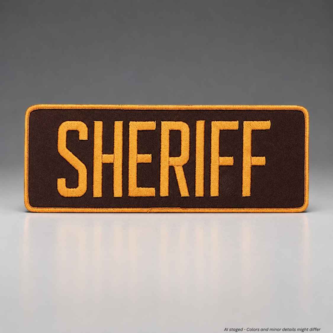 Large Embroidered Uniform Emblems 4 in. x 11 in. - WCUniforms