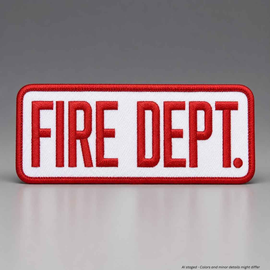 Large Embroidered Uniform Emblems 4 in. x 11 in. - WCUniforms