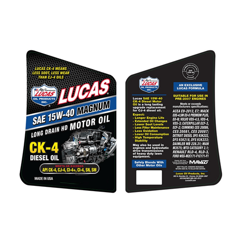 Lucas Oil SAE 15W - 40 Magnum CK - 4 Diesel Oil - 1 Gal, 5 Gal, or 55 Gal Drum - WCUniforms