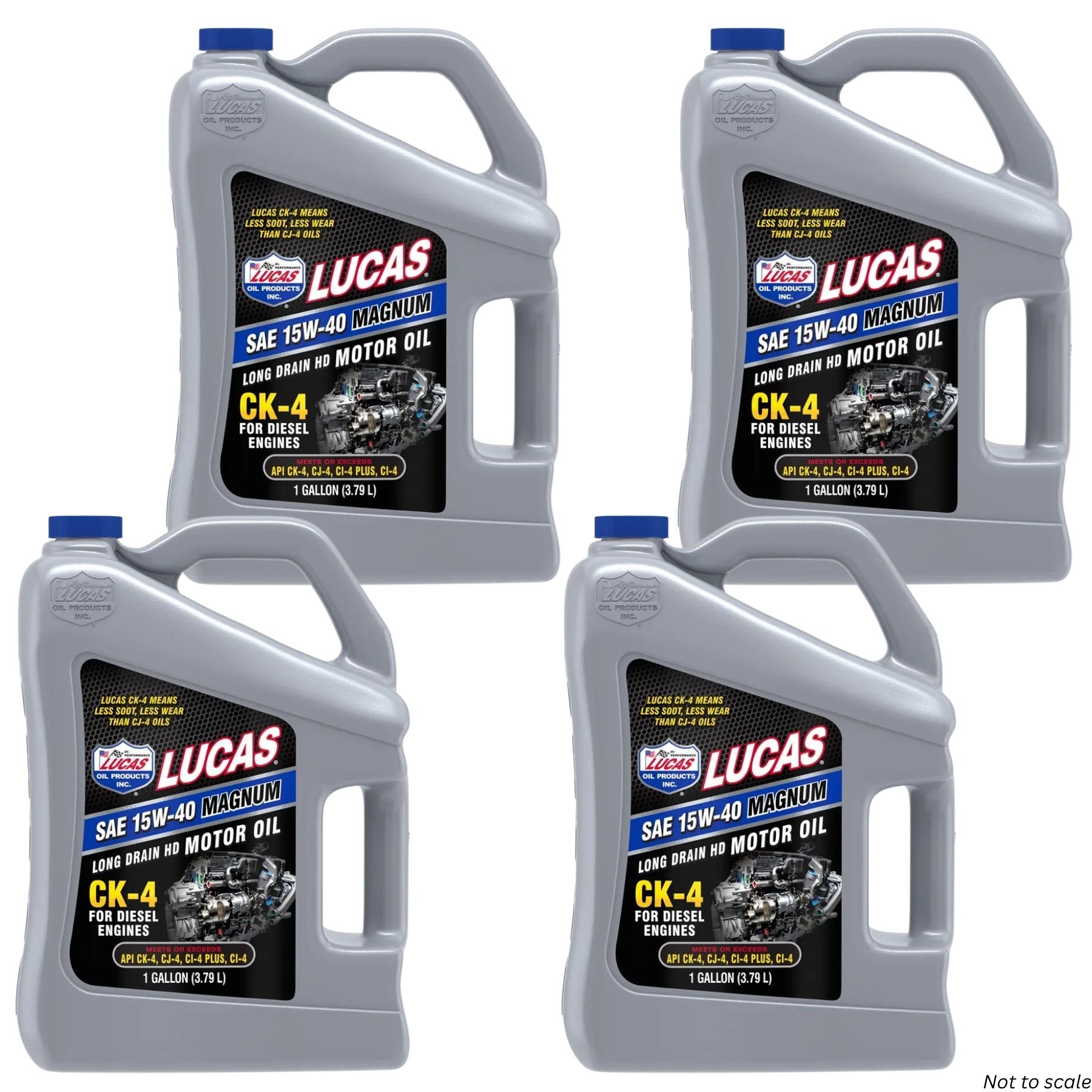 Lucas Oil SAE 15W - 40 Magnum CK - 4 Diesel Oil - 1 Gal, 5 Gal, or 55 Gal Drum - WCUniforms