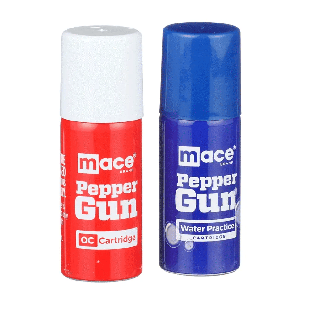 MACE Pepper Gun Refill Cartridges 80822 - 2 Pack - Water and OC - WCUniforms