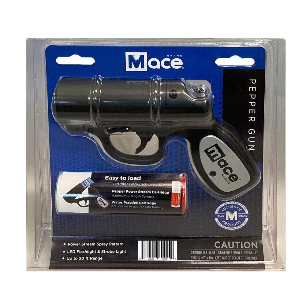 MACE Pepper Gun with Strobe LED 80585 - WCUniforms