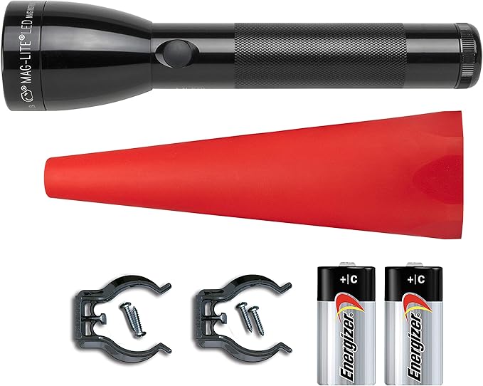 Maglite Mag LED ML50L C Cell Flashlight Safety Pack Traffic Wand ML50L-I201G - WCUniforms